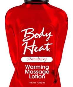 Body Heat  8 Oz Warmin Massage Strawberry
