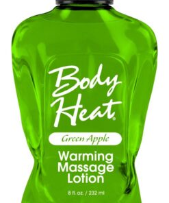 Body Heat  8 Oz Warmin Massage Green Apple