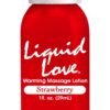 Liquid Love  1 Oz Warming Massage  Strawberry