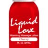 Liquid Love  1 Oz Warming Massage  Cherry