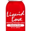 Liquid Love  1 Oz Warming Massage Lotion Passion Fruit