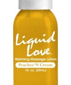 Liquid Love  1 Oz Warming Massage  Peaches ?N Cream
