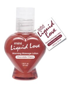 Mini Liquid Love Warming Massage Lotion Chocolate Cherry 1.25 Oz