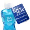 Body Heat Warming Massage Lotion Blue Raspberry 1.25 Oz