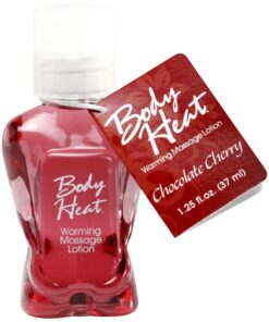 Body Heat Warming Massage Lotion Chocolate Cherry 1.25 Oz