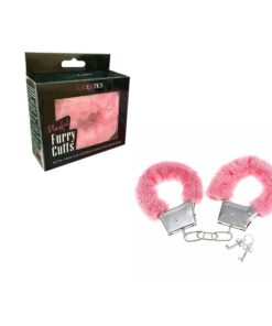 PLAYFUL FURRY CUFFS-PINK