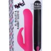 BG XL Bullet & Rabbit Silicone Sleeve - Pink