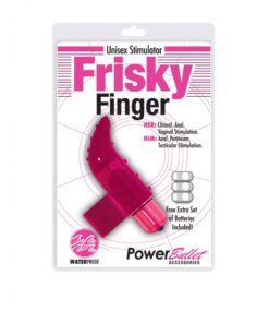 POWER BULLET FRISKY FINGER MASSAGER - PINK