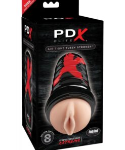 PDX Elite Air Tight Pussy Stroker - Light/Black