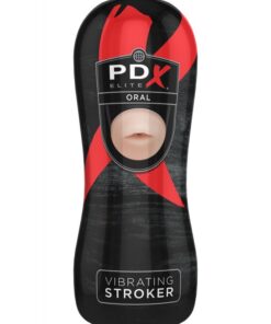 PDX Elite Vibrating Stroker Oral
