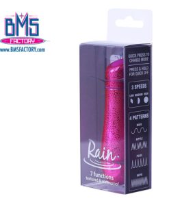 RAIN POWER BULLET 3" TEXTURED - 7 FUNCTION - PURPLE