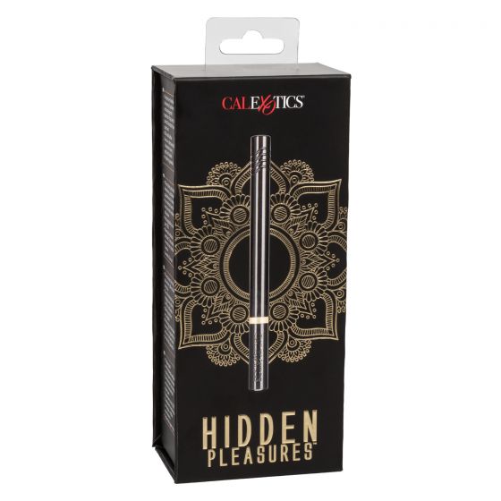 Vibrador Tipo Varita Recargable Hidden Pleasures Negro CalExotics