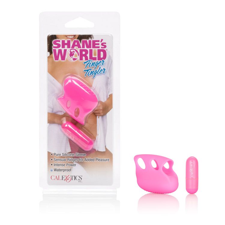 Vibrador de Dedos con Funda de Silicón Finger Tingler Shane's World CalExotics