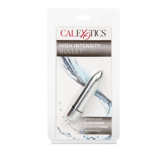 Vibrador tipo Bullet Plata Punta de Flecha High Intensity Bullet CalExotics