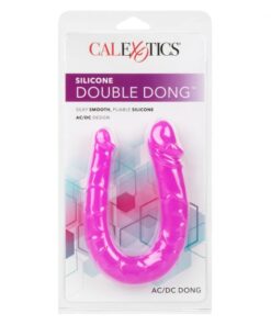SILICONE DBL DONG AC/DC - PINK