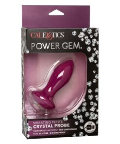 Power Gem Vibrating Petite Crystal Probe Purple