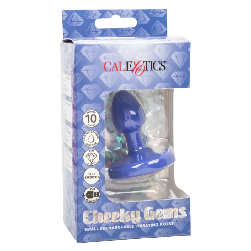Plug Anal Vibrador Recargable Cheeky Gems Chico CalExotics