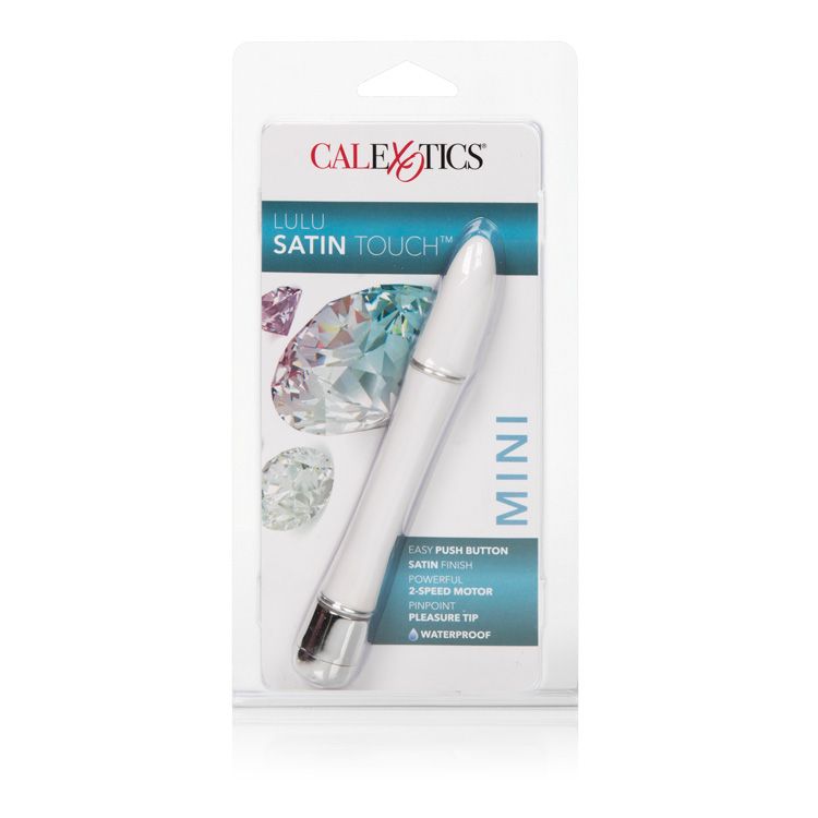 Vibrador tipo Bullet Lulu Satin Touch Mini Blanco CalExotics
