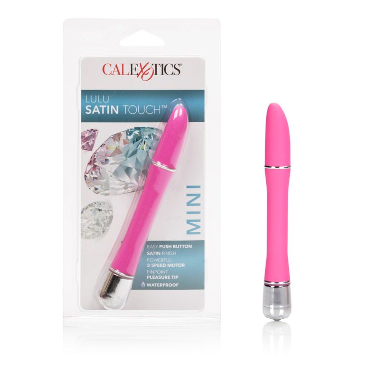 Vibrador Delgado Lulu Satin Touch Mini Rosa CalExotics