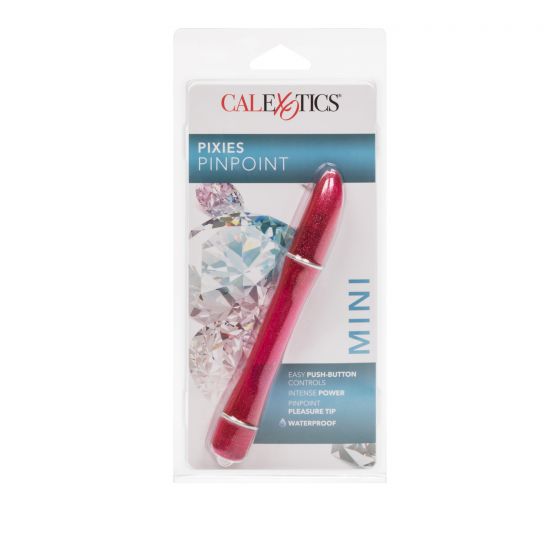 Vibrador tipo Bullet con Punta de Precisión Pixies Pinpoint Mini Rojo CalExotics