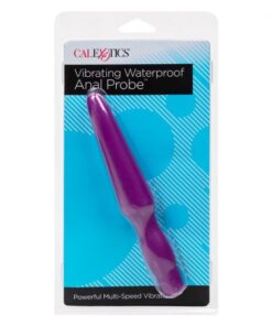 Vibrating Waterproof Anal Probe Purple