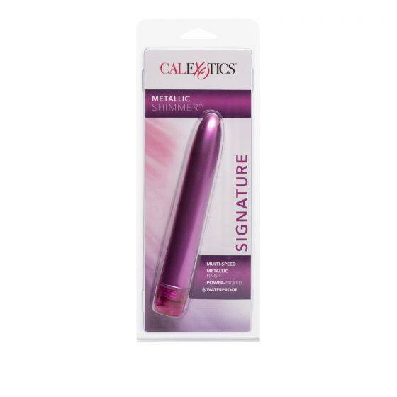 Vibrador tipo Bullet Metálico Metallic Shimmer Rosa CalExotics