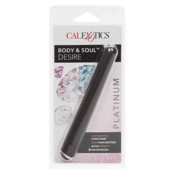 Vibrador Tipo Bullet Satinado Body & Soul Desire Negro CalExotics