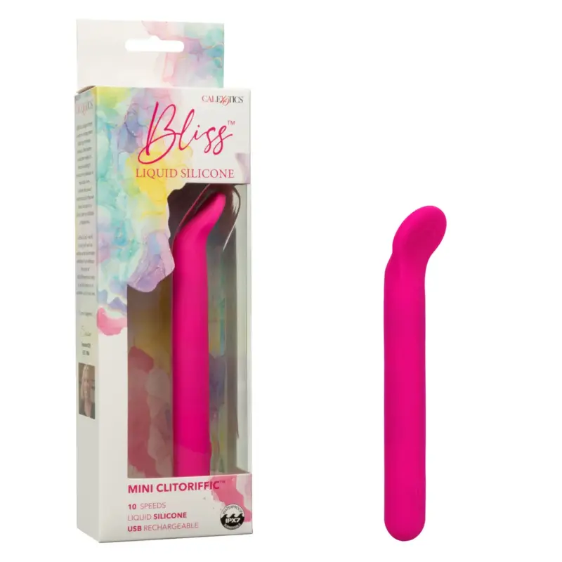 Vibrador Clítoris Bliss Mini Clitoriffic Pink de Liquid Silicone CalExotics