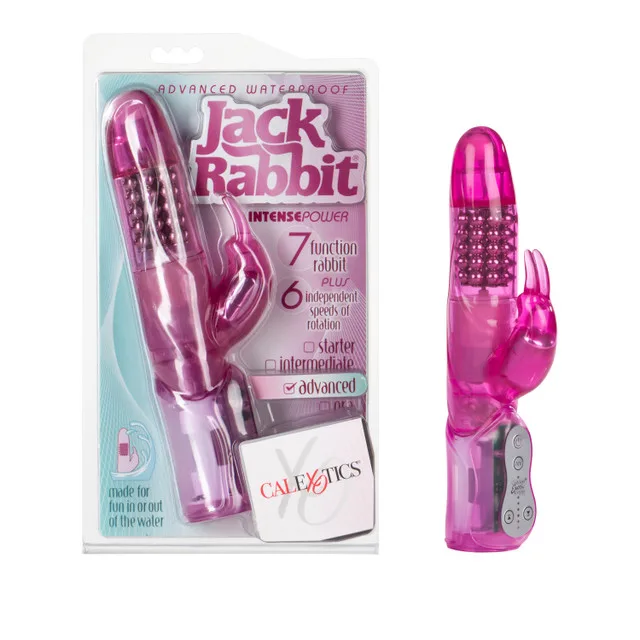Vibrador Rabbit Advanced Waterproof Jack Rabbit Rosa 25cm CalExotics