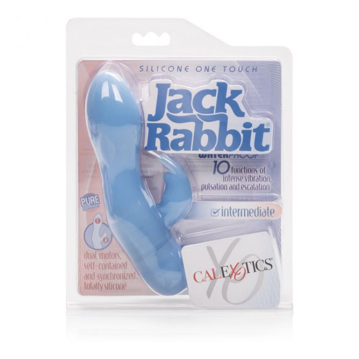 Vibrador Rabbit Silicone One Touch Jack Rabbit Azul CalExotics