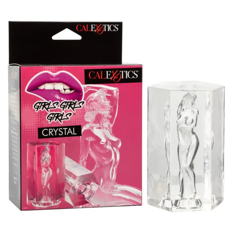 Masturbador Manual Stroker Crystal Clear Girls Girls Girls Calexotics