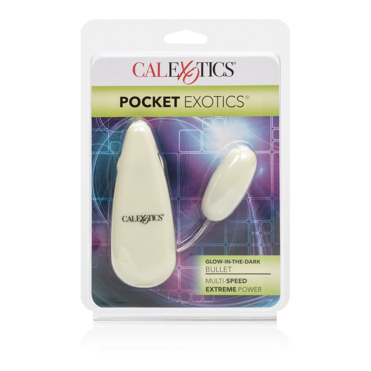 Vibrador tipo Bullet Brilla en la Oscuridad Pocket Exotics CalExotics