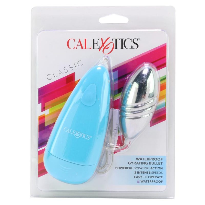 Vibrador tipo Bullet Giratorio Waterproof Classic Azul CalExotics