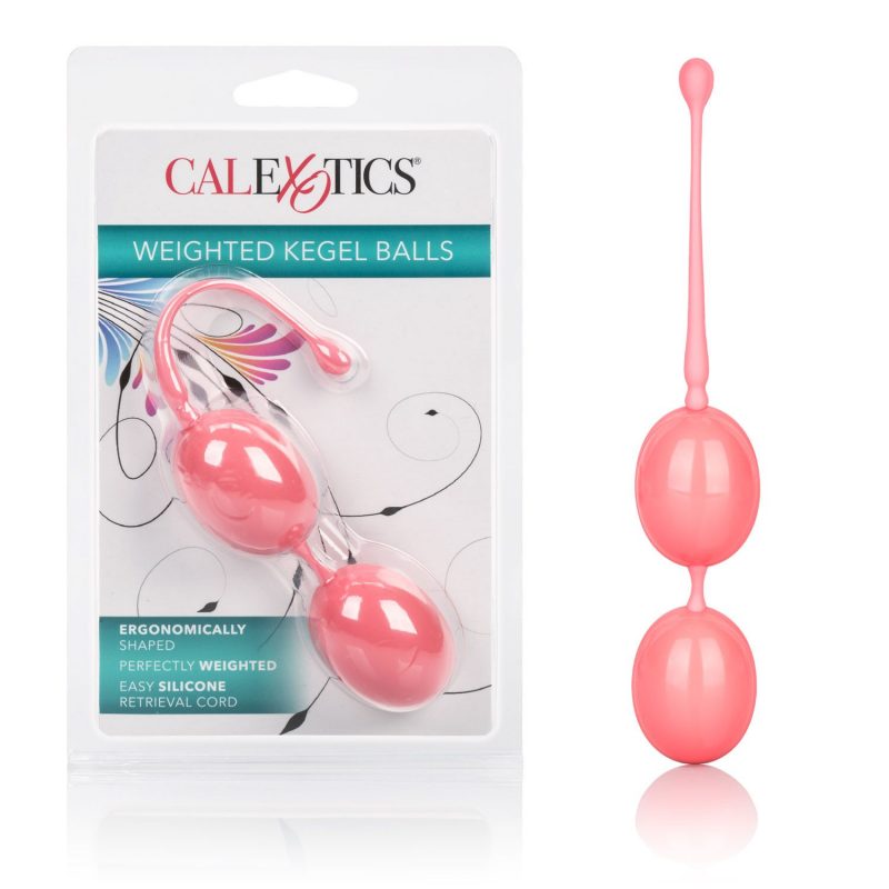 Ejercitadores de Suelo Pélvico Bolas Kegel con Peso Rosa CalExotics