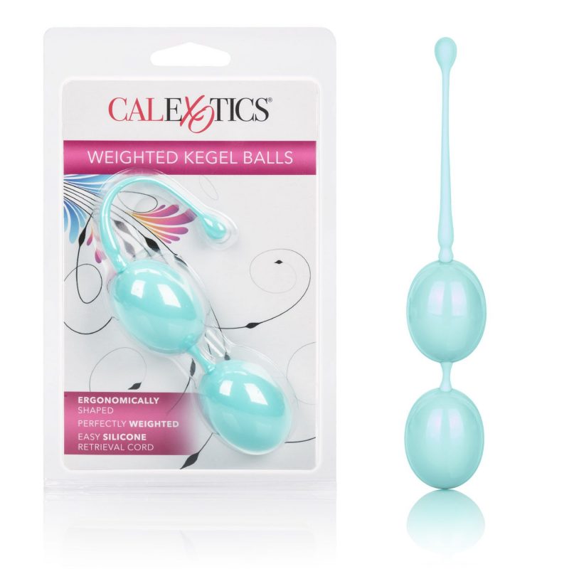Ejercitadores de Suelo Pélvico Bolas Kegel con Peso Teal CalExotics