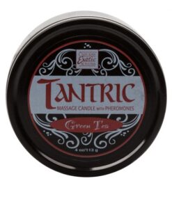 Tantric Soy Massage Candle With Pheromones Green Tea