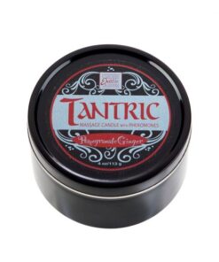 Tantric Soy Massage Candle With Pheromones Pomegranate Ginger