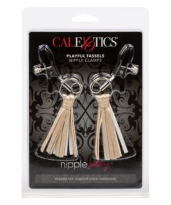 Nipple Play Playful Tassels Nipple Clamps Gold