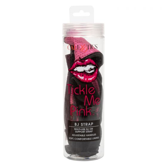 Arnés de Sujeción BJ Strap Tickle Me Pink Negro CalExotics