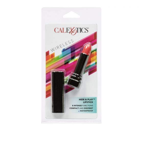 Vibrador Discreto Hide & Play Lipstick Rojo CalExotics