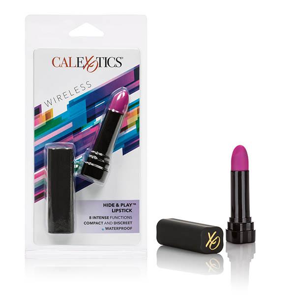 Vibrador Discreto Hide & Play Lipstick Morado CalExotics