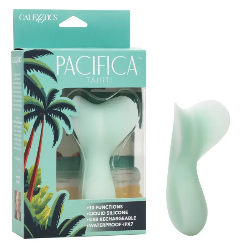 Vibrador Estimulador de Clítoris Pacifica Tahiti Teal Calexotics