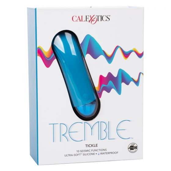 Vibrador tipo Bullet de Silicona Tremble Tickle Teal CalExotics