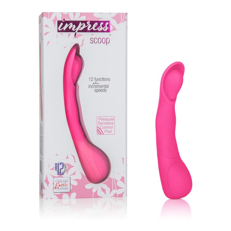 Vibrador Estimulador de Clítoris Impress Scoop Rosa Calexotics