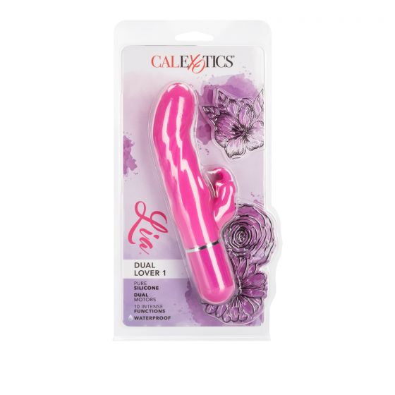 Vibrador Conejo de Silicona Lia Dual Lover 1 Rosa CalExotics