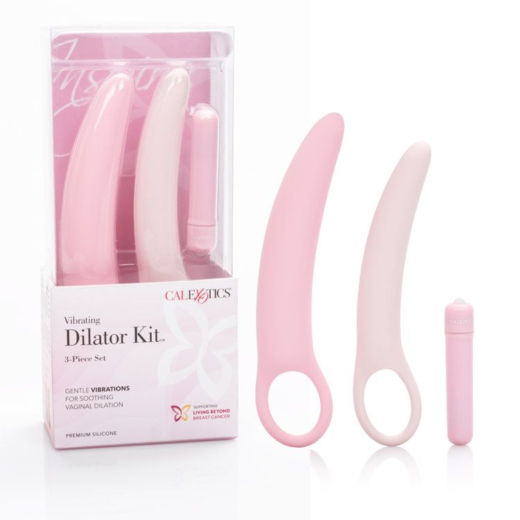 Kit de Dilatadores Vaginales con Vibración Inspire 3 Piezas Rosa CalExotics