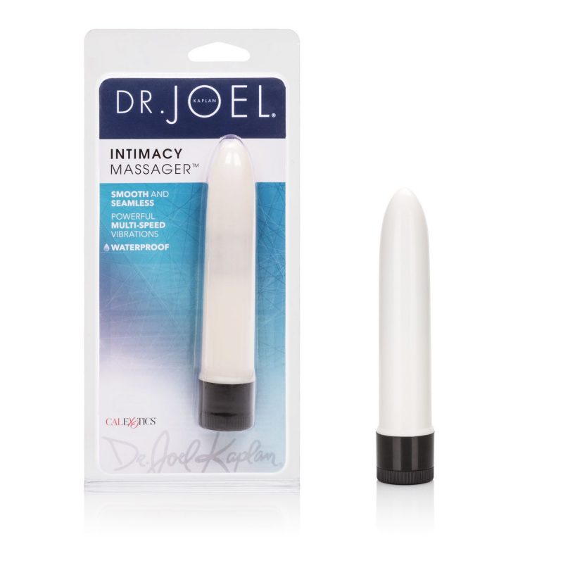 Vibrador Clásico Dr. Joel Intimacy Massager Blanco 12cm CalExotics