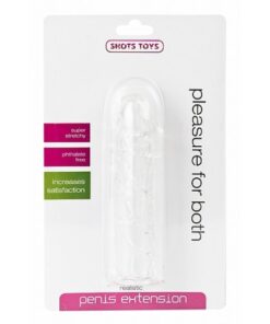 Shots Toys Realistic Penis Extension Transparent