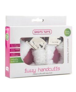 Furry Handcuffs White - Shots Toys