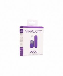Beau Slim Remote Control Vibrating  Purple